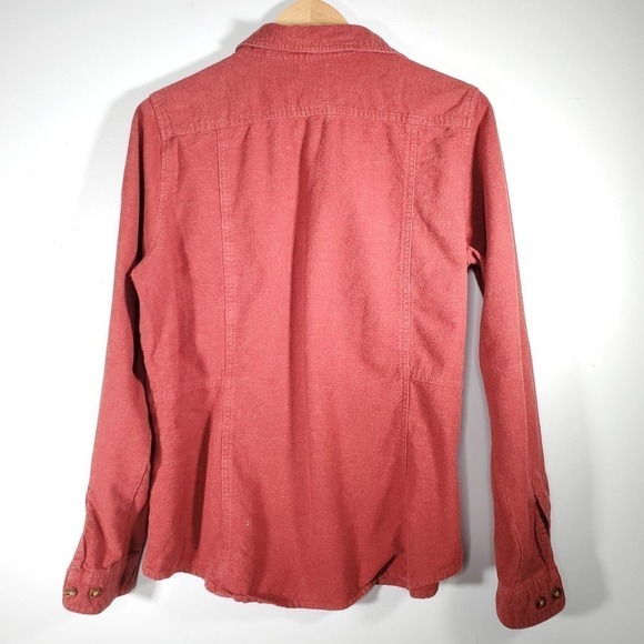 Woolrich Flannel Button Down Ruby Heather Size Large - Picture 5 of 9